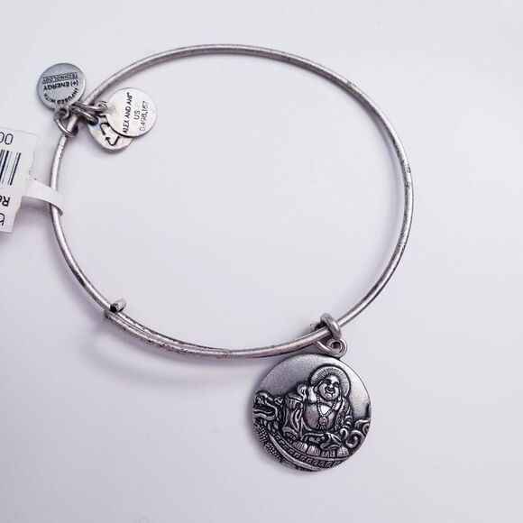 Alex and Ani Buddha Charm Bangle Braclet - Picture 1 of 4